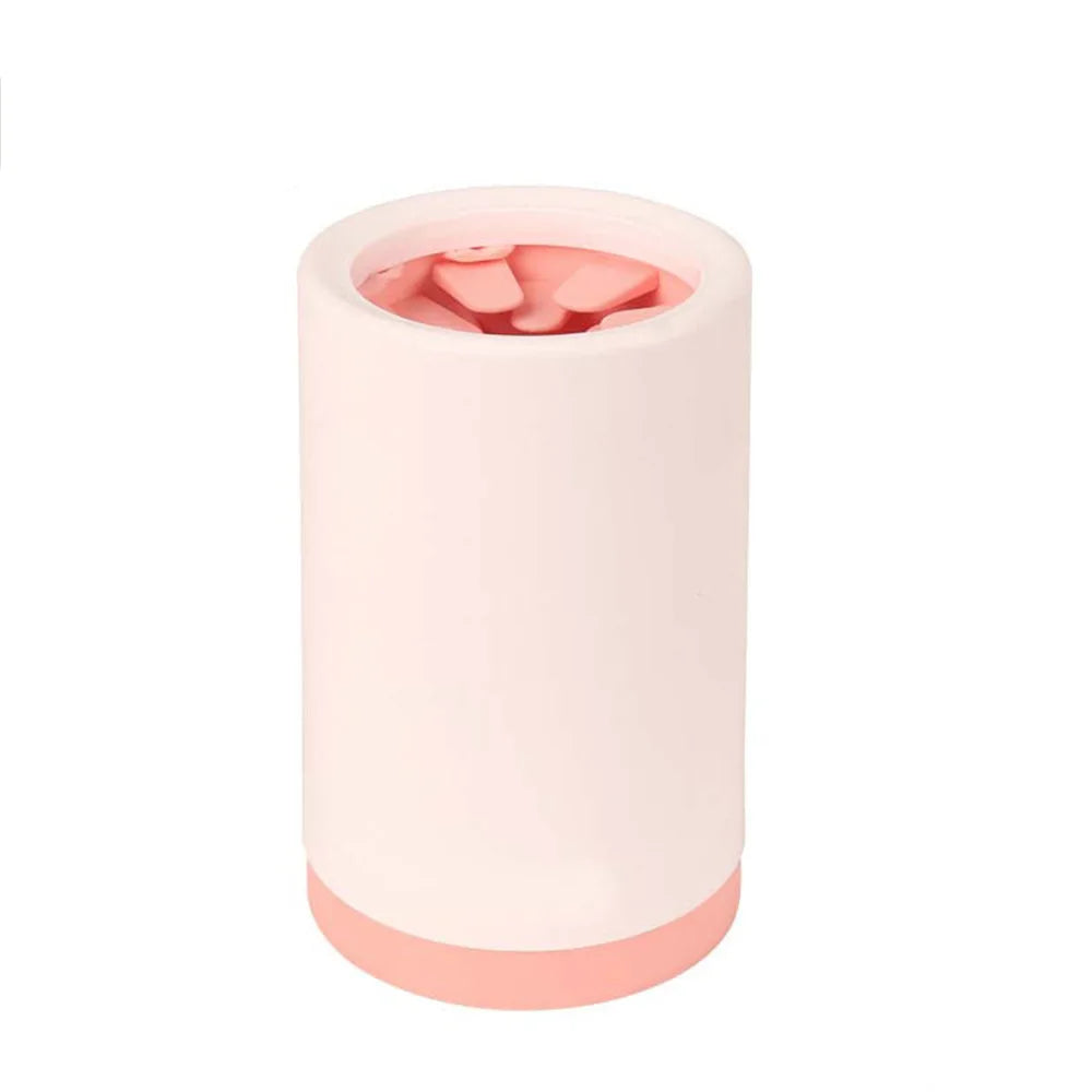 Outdoor Portable Dog Cat Paw Cleaner Brush Cup Soft Silicone Combs Clean Pet Dirty Paws One Click Manual Quick Feet Wash Tool
