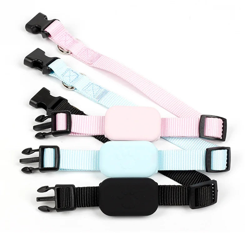 Pet Bluetooth GPS Tracker Dog Mini Tracking Movement Alert Collars Anti Lost Tracker for Cats and Puppies Remote Global Locator