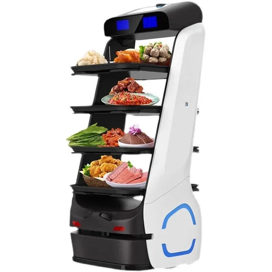 T5 intelligent AI robot food delivery food serving hot pot catering hotel restaurant food delivery rental